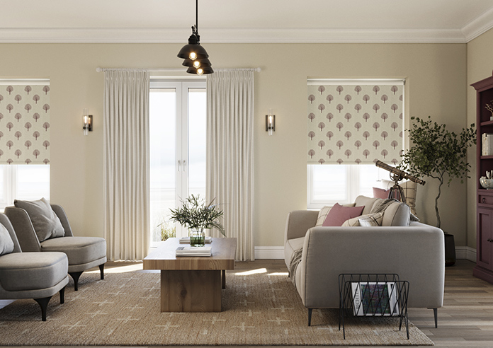 Emily Bond Yew Tree, Mulberry - Roller Blind - Image 3